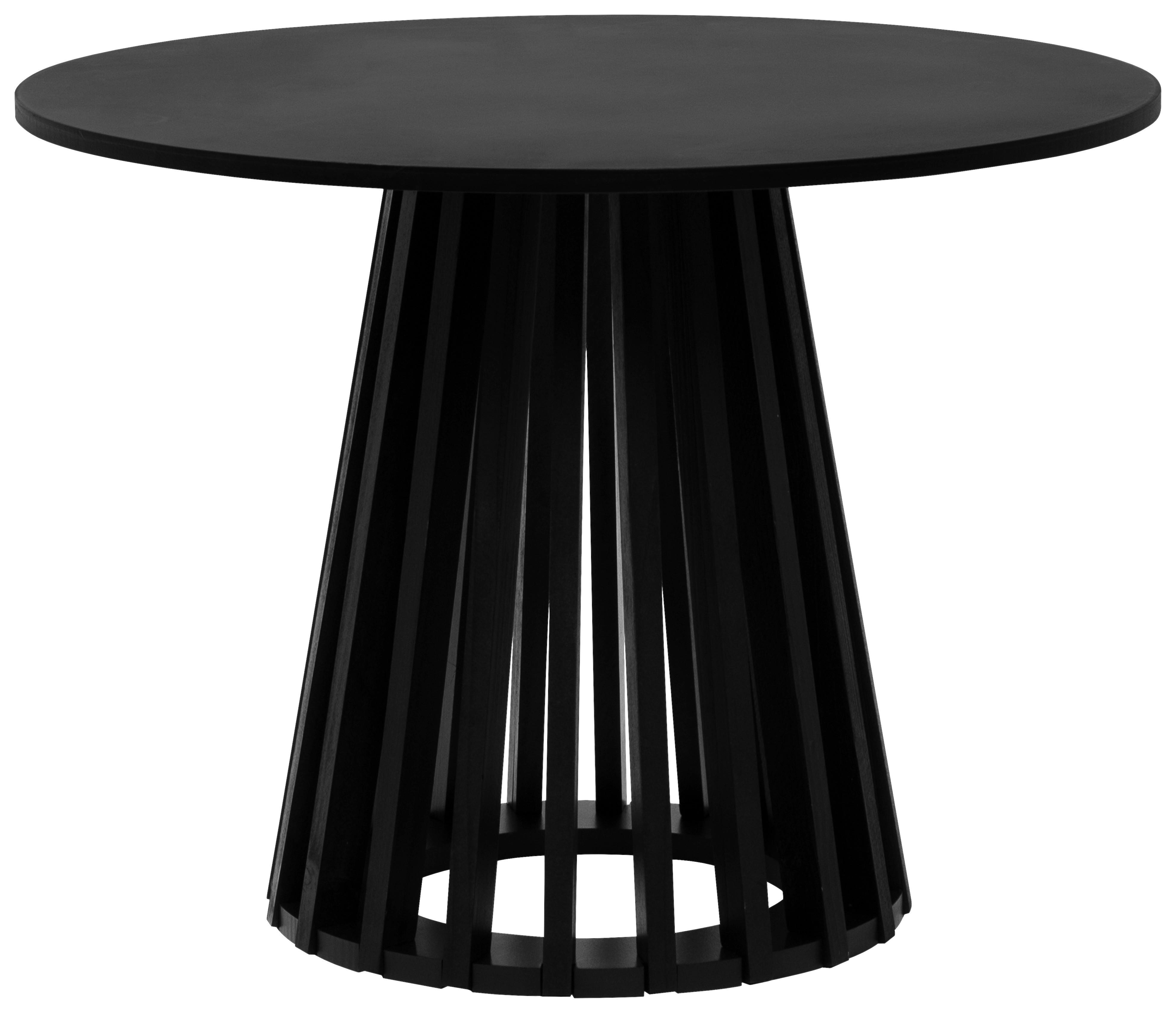 Couchtisch Garle Mdf Schwarz, B: 60 cm - Schwarz, Trend, Holzwerkstoff (60/44/60cm)