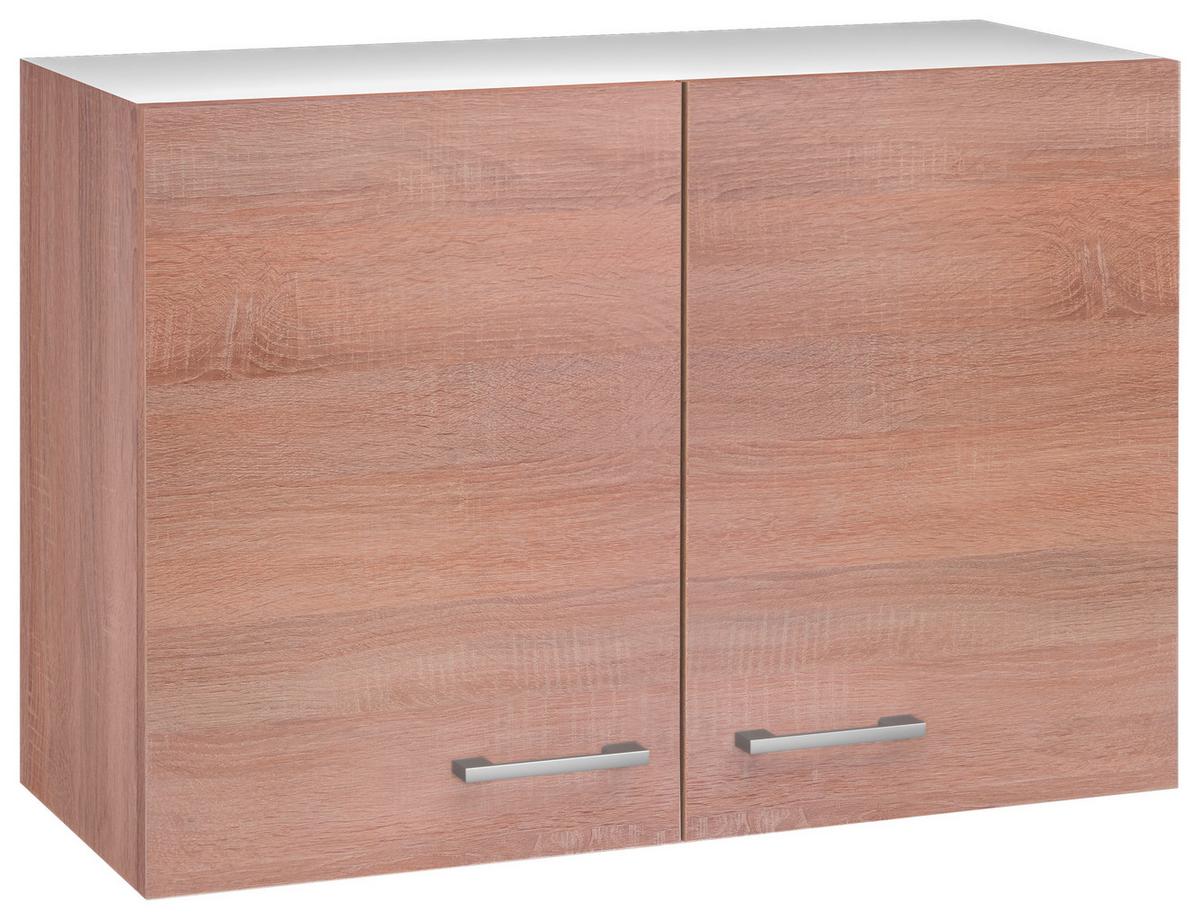 KUCHYŇSKÁ HORNÍ SKŘÍŇKA SAMOA  H 80 - bílá/Sonoma dub, Konvenční, kompozitní dřevo/plast (80/54,8/32cm)