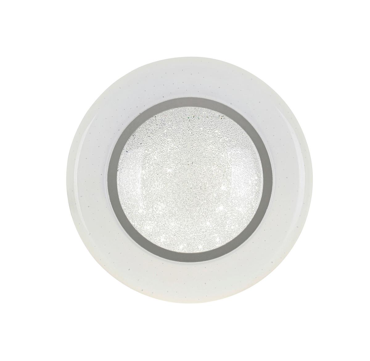 Led-deckenleuchte Elma - Chromfarben/Weiß, MODERN, Kunststoff/Metall (26/5,5cm) - Luca Bessoni