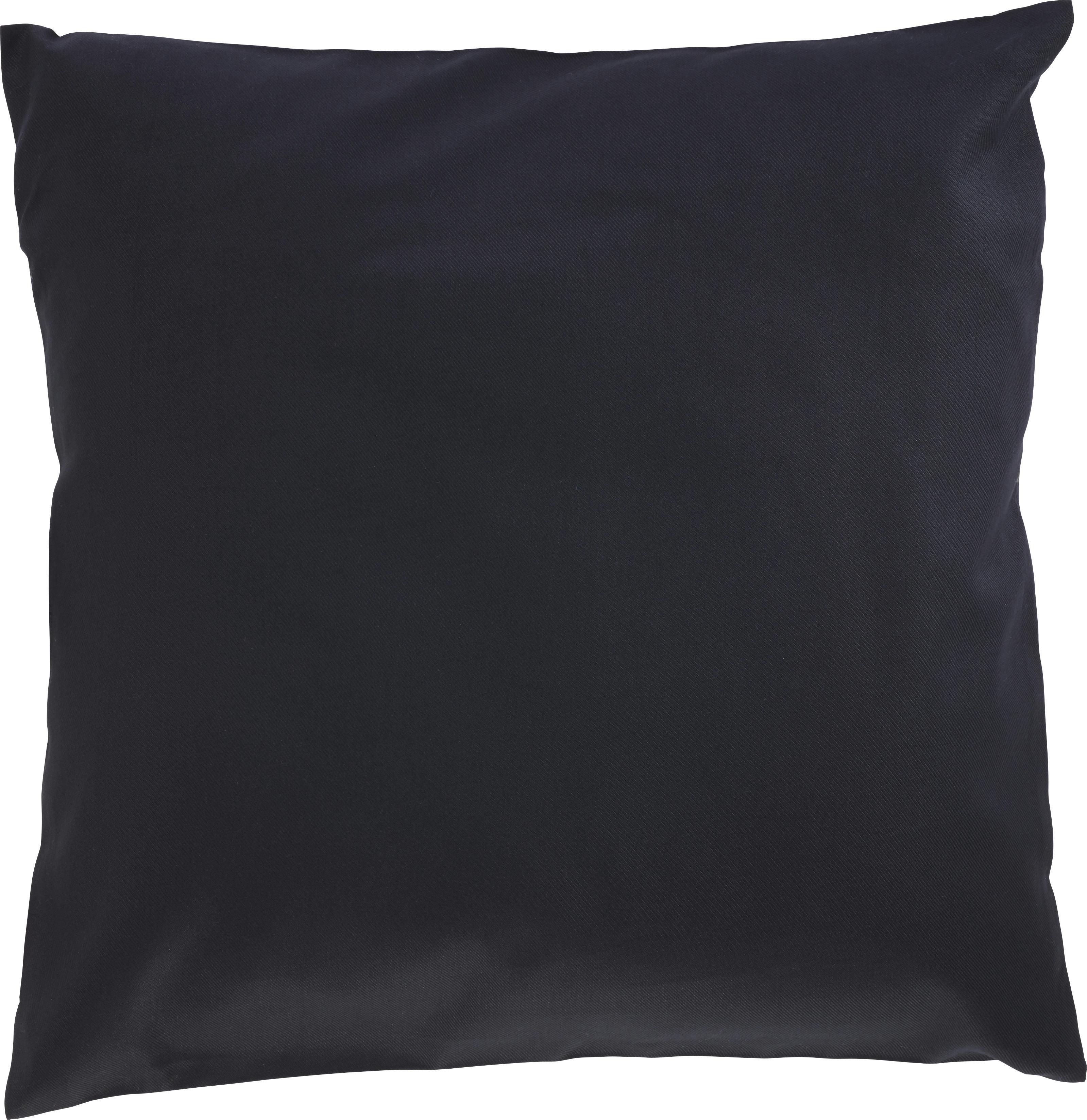 Polštář Ozdobný Zippmex,50/50cm - černá, textil (50/50cm) - Modern Living