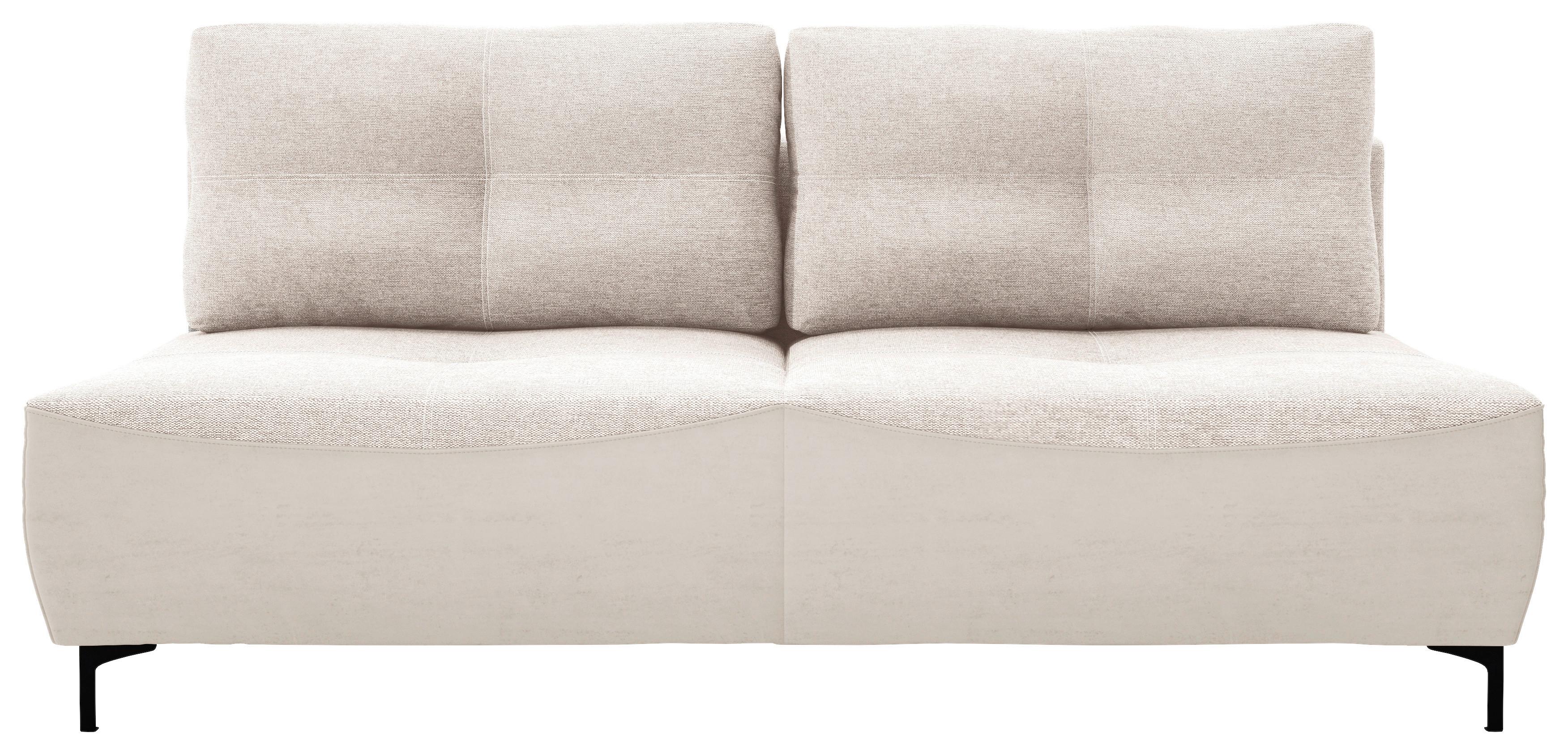 2-sitzer-sofa Mit Schlaffunktion Wendy B: 197 Cm - Creme/Schwarz, Design, Textil (197/94/96cm) - MID.YOU