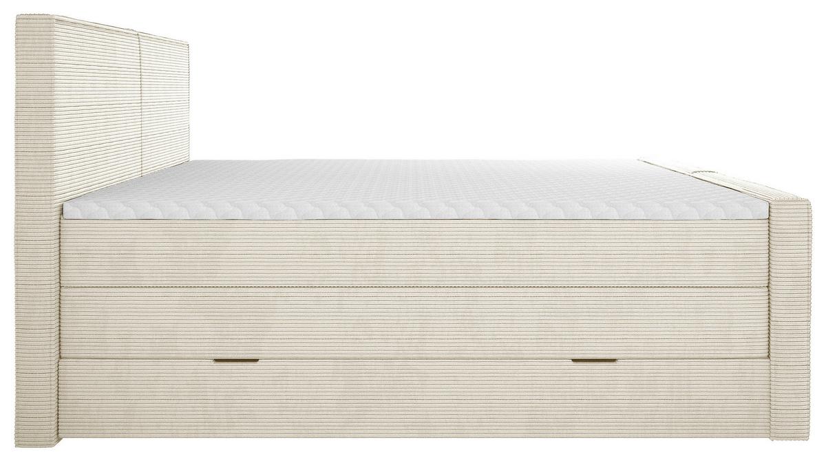 Boxspringbett Rodi Beige LF: 180x200 cm - Beige, MODERN, Textil (180/200cm) - Livetastic