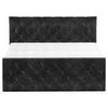 Boxspringbett Swing 20 Schwarz 180x200 cm H2 - Beige/Schwarz, ROMANTIK / LANDHAUS, Textil (180/200cm) - James Wood