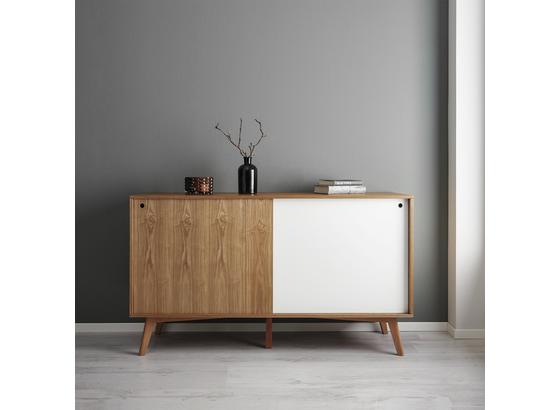 Komoda Jillian - biela/farby jaseňa, Moderný, drevo (140/80/45cm) - Mömax modern living Komoda Jillian - biela/farby jaseňa, Moderný, drevo (140/80/45cm) - Mömax modern living
