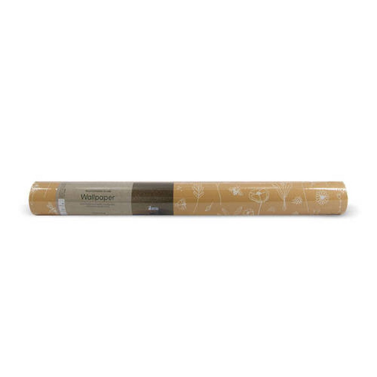 Vliestapete Wild Flowers Gelb - Gelb, Basics, Papier/Kunststoff (52/1005cm)