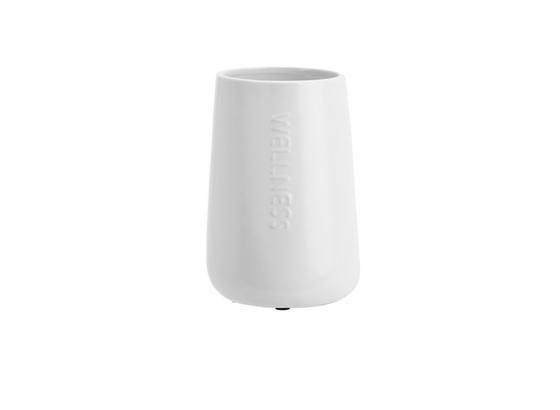 Kelímek Edna - bílá, Moderní, keramika (8,5cm) Kelímek Edna - bílá, Moderní, keramika (8,5cm)