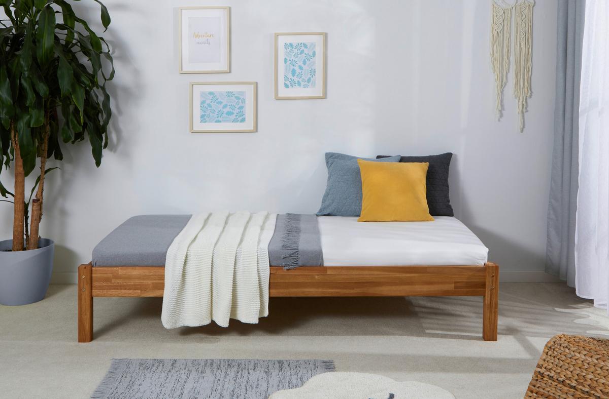 Futonbett Dora - Naturfarben, MODERN, Holz (140/200cm) - MID.YOU