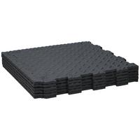 Bodenplatte Kinzo 40x40 Cm - Schwarz, Basics, Kunststoff (40/1/40cm)