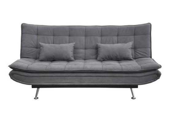 Pohovka S Rozkladom Cloud - sivá, Moderný, kov/drevo (196/98/92cm) - Modern Living Pohovka S Rozkladom Cloud - sivá, Moderný, kov/drevo (196/98/92cm) - Modern Living