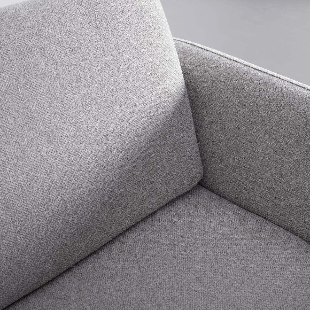 Pohovka PIA světle šedá - světle šedá/přírodní barvy, Moderní, dřevo/textil (146/76/75cm) - Bessagi Home