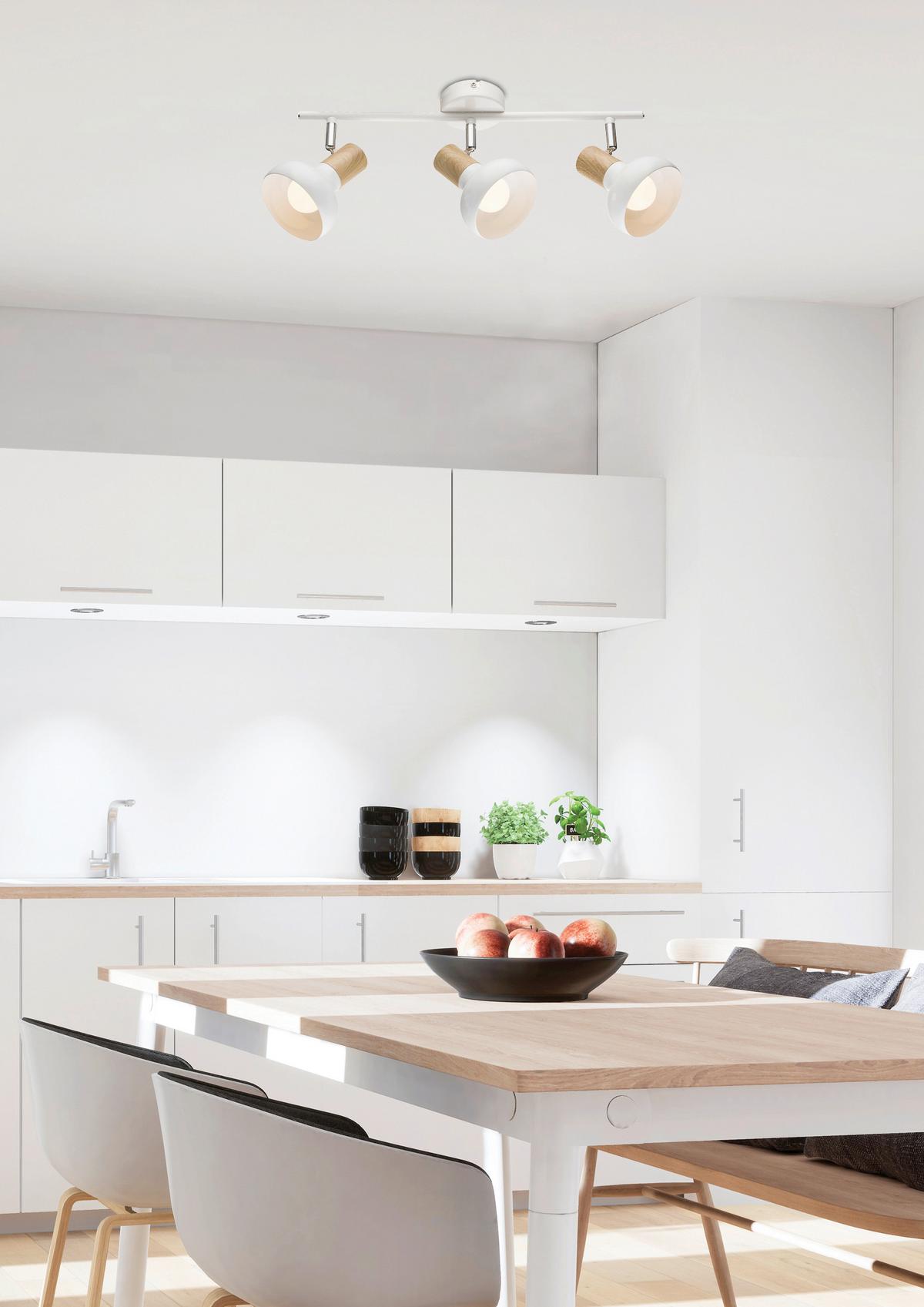 Strahler 93-62673 - Weiß, Basics, Metall (55/18/10cm)