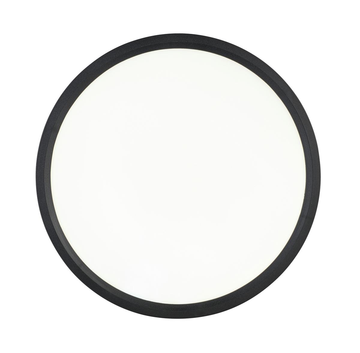 STROPNÉ LED SVIETIDLO TIR - čierna/biela, Modern, plast (30/2,5cm) - Mömax