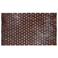 Badematte Bamboo - Nussbaumfarben, MODERN, Textil (50/80cm) - Luca Bessoni