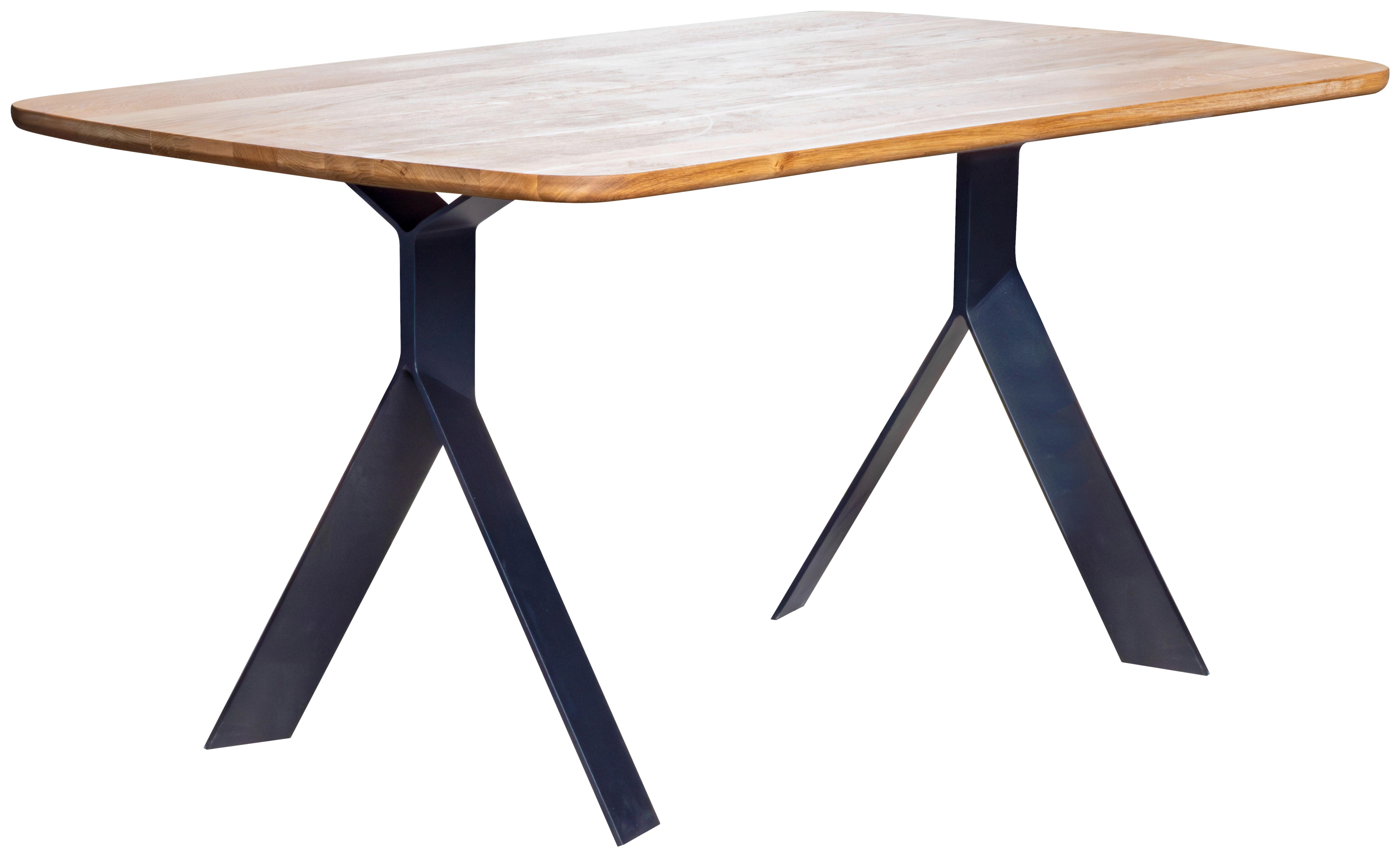 Esstisch Massiv Geölt Ulmo 160x76x90 Cm