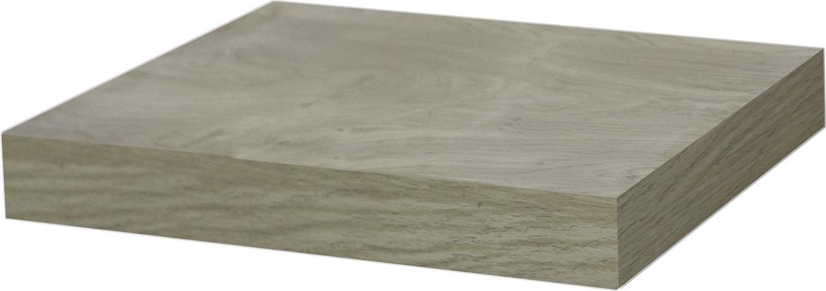 Wandboard Simple B: 23,5 Cm, Sonoma Eiche Dekor - Eichefarben, MODERN, Holzwerkstoff (23,5/3,8/23,5cm)