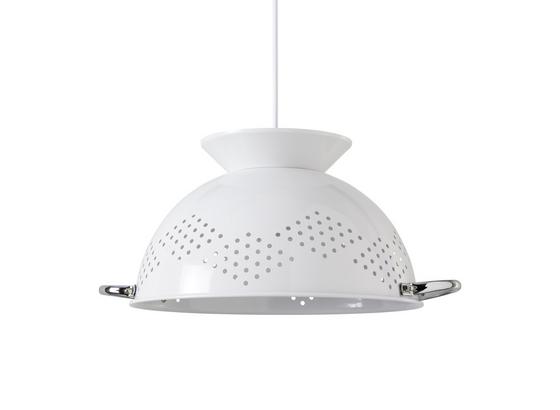 Závesná Lampa Noodles - biela, Štýlový, keramika (38/150cm) - Modern Living Závesná Lampa Noodles - biela, Štýlový, keramika (38/150cm) - Modern Living