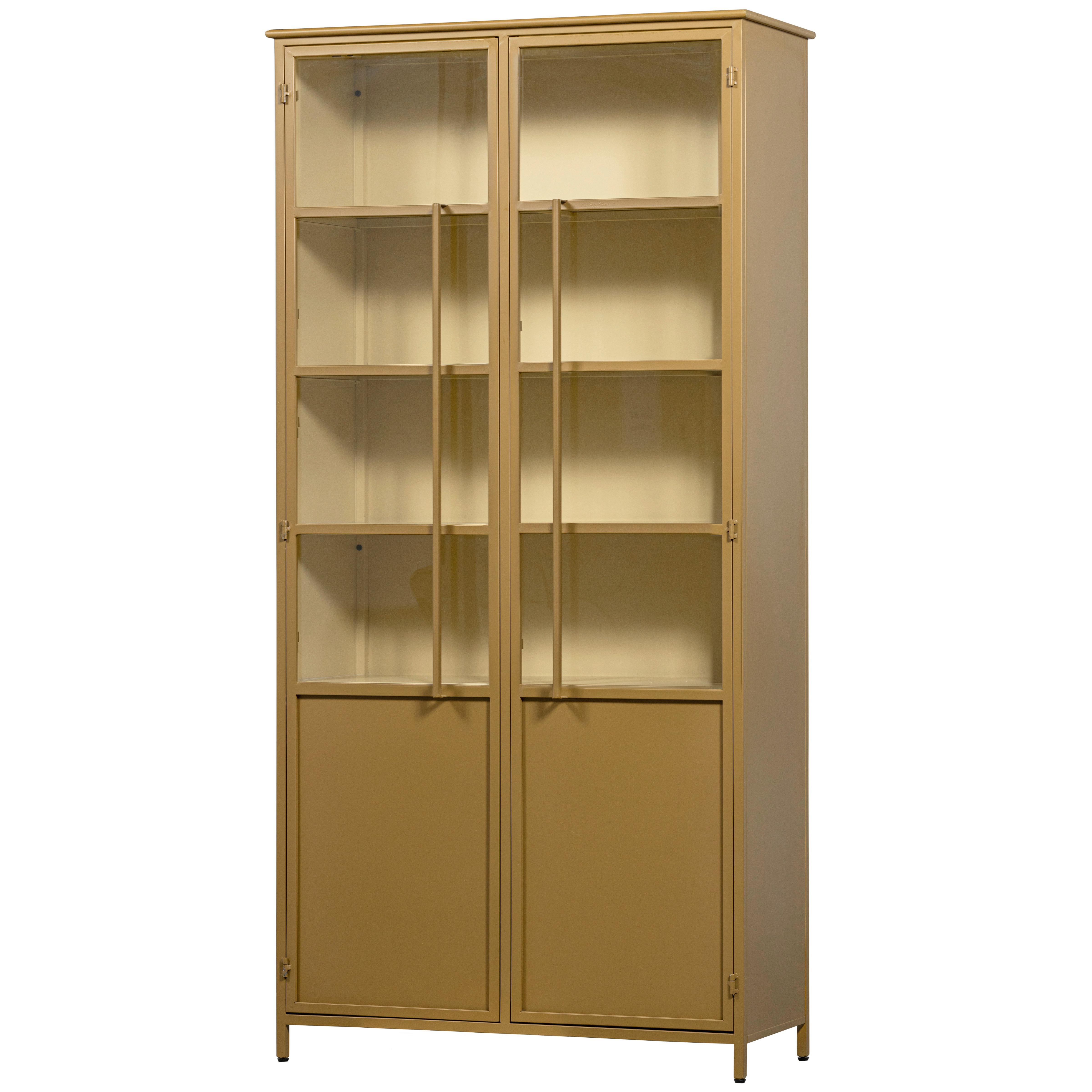 Vitrine Exhibit Honig B: 96 Cm - Honig, Design, Glas/Metall (96/200/40cm) - Livetastic