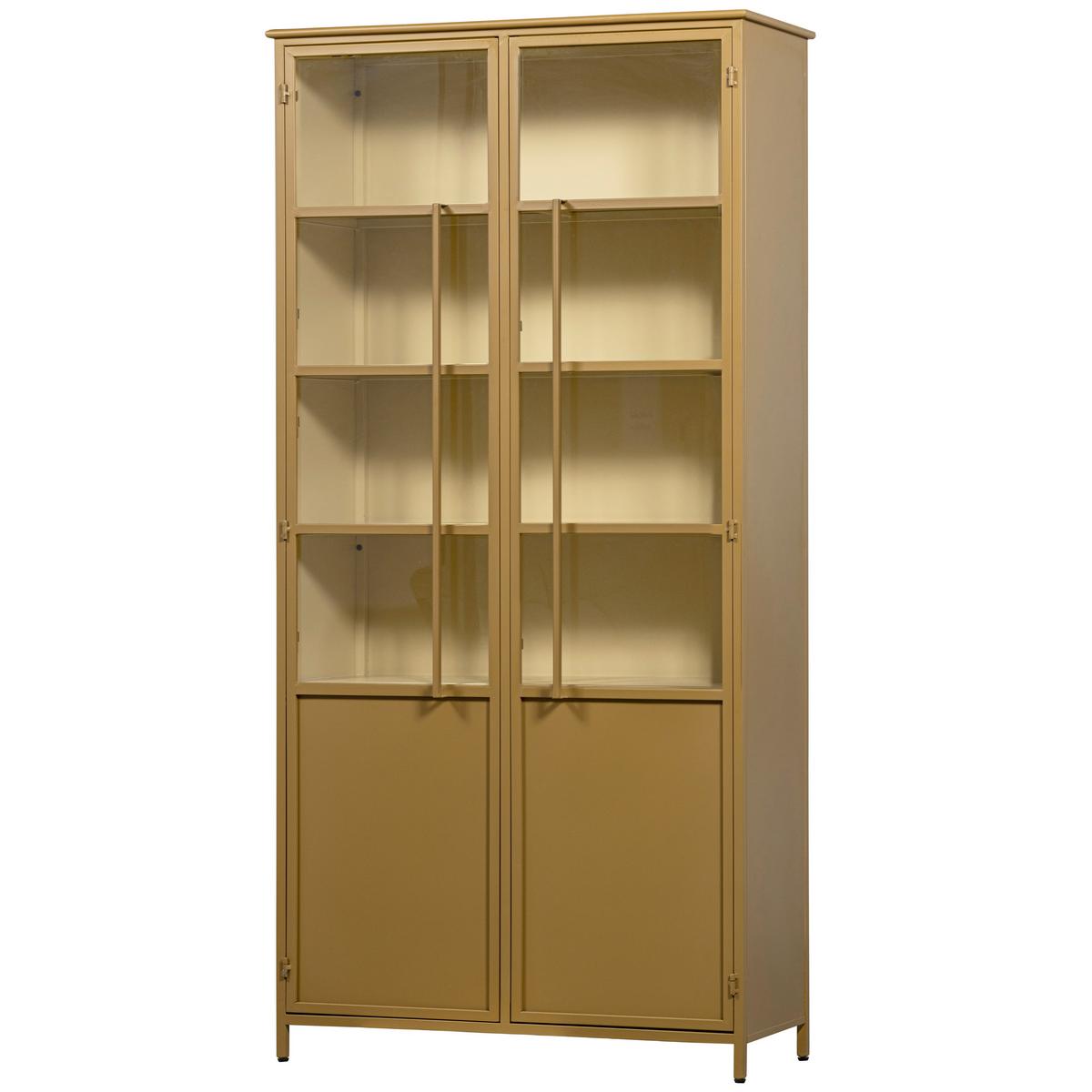 Vitrine Exhibit Honig B: 96 Cm - Honig, Design, Glas/Metall (96/200/40cm) - Livetastic