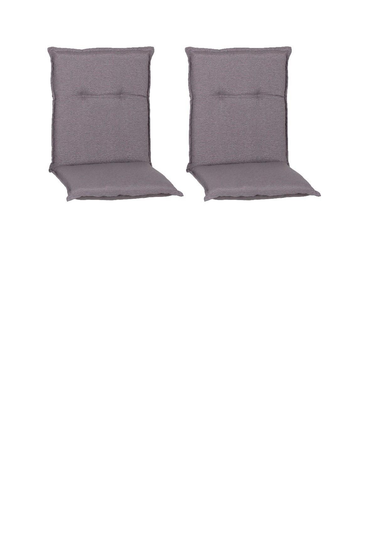 Auflage für Sessel Tanana 98x46x8 cm Grau - Grau, Basics, Textil (98/46/8cm) - Gardenson