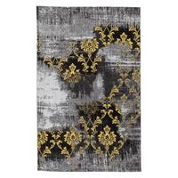Flachwebteppich Diana Melody Gelb/Grau 40x60 cm - Gelb/Grau, Basics, Textil (40/60cm) - Novel