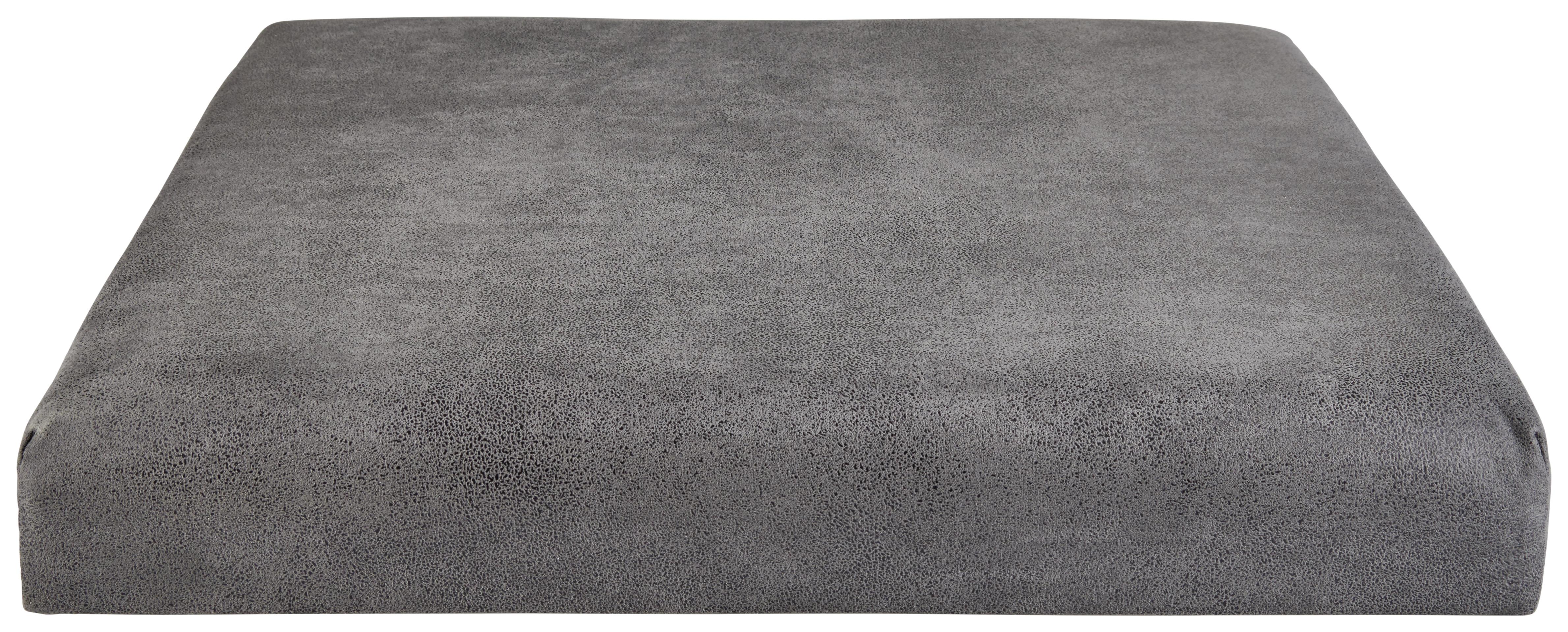 Sitzkissen Las Vegas Webstoff Grau 45x41,5 cm - Grau, MODERN, Holz (45/6/41,5cm)