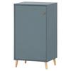 Aktenschrank Serie 500 Blau B: 50,95 cm - Blau, MODERN, Holzwerkstoff (50,95/92,6/41cm) - MID.YOU