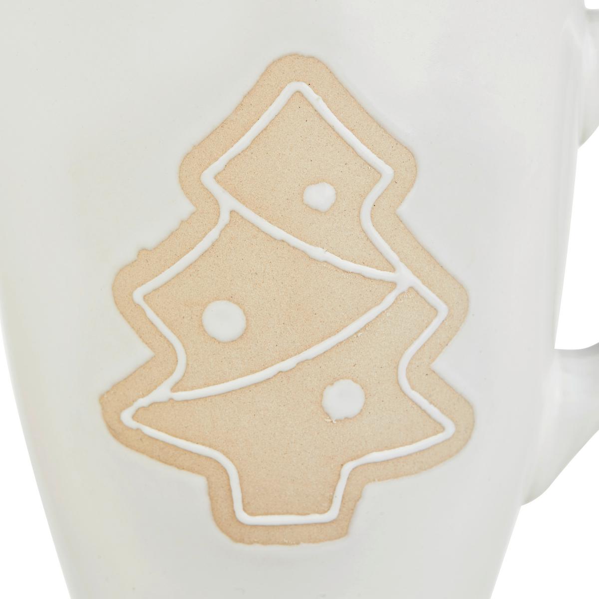 Kávésbögre Dardan - bézs/fehér, Design, kerámia (8,5/10,5cm) - Ondega