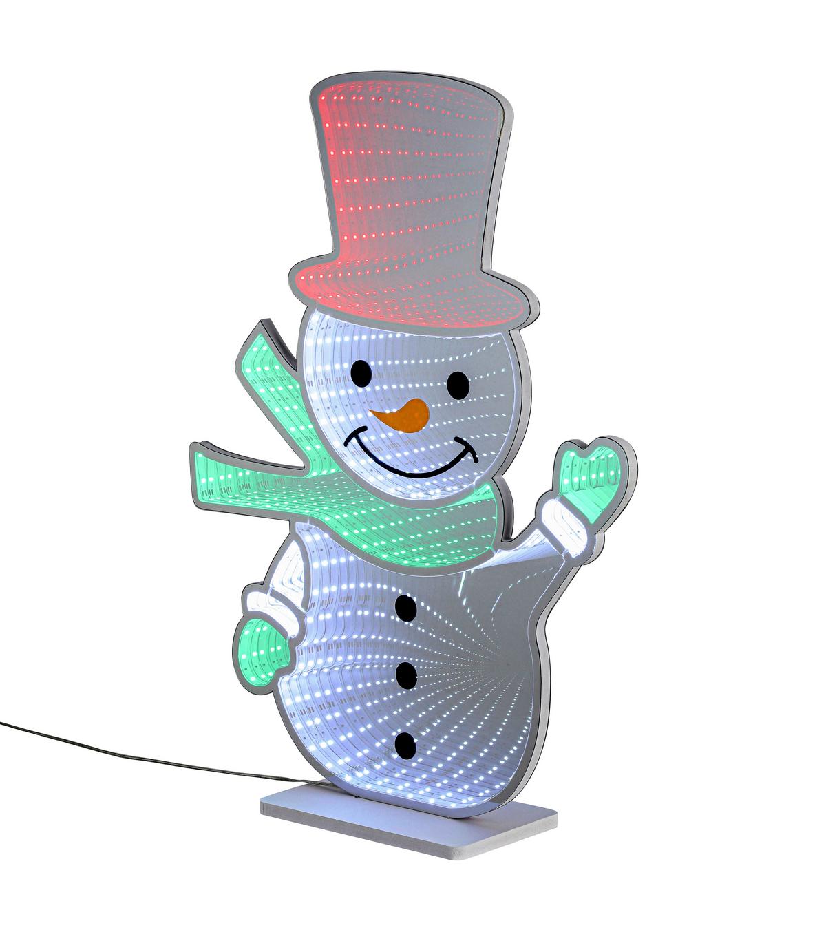 DEKORAČNÍ LED SVÍTIDLO SCHNEELI - bílá/barvy chromu, Design, plast (12/42,5/55cm) - Mömax
