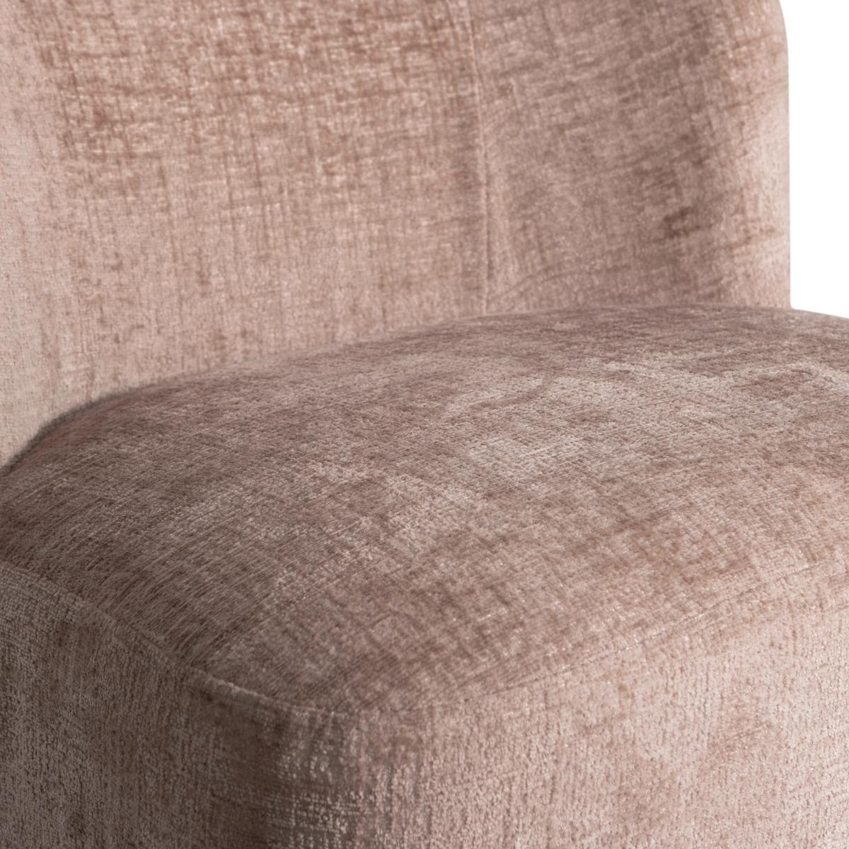 Sessel Atty Sandfarben B: 74 cm - Sandfarben/Schwarz, Design, Textil (74/75/65cm) - Livetastic