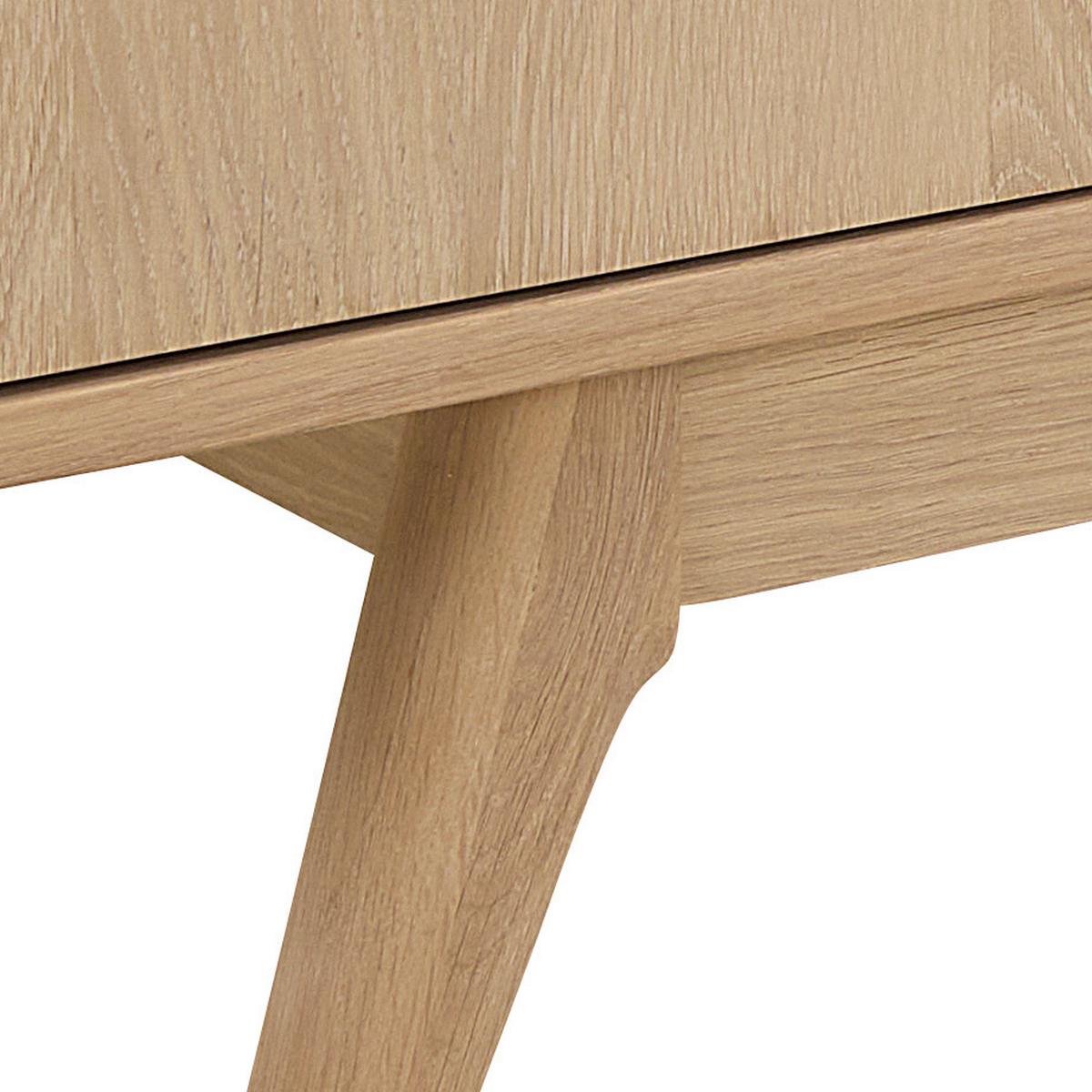 PRÍBORNÍK MARTE - biela/farba duba, Design, kompozitné drevo (180/75/40cm) - MID.YOU