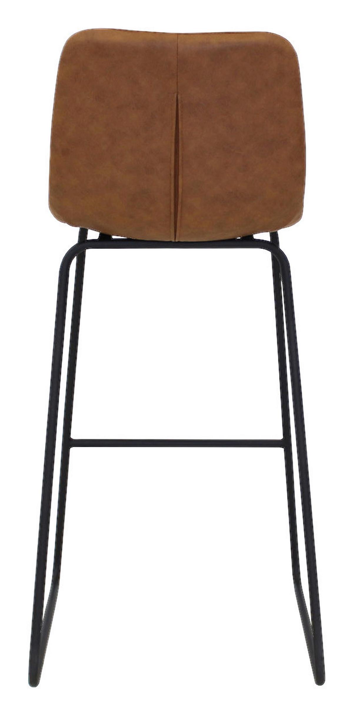Barhocker-set Byron - Cognac/Schwarz, LIFESTYLE, Kunststoff/Metall (48/102/54cm) - MID.YOU