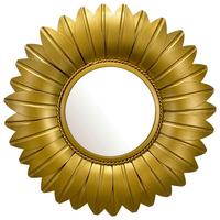 Wandspiegel Goldfarben B: 60 Cm - Goldfarben, Design, Glas/Metall (60/60/4cm) - MID.YOU