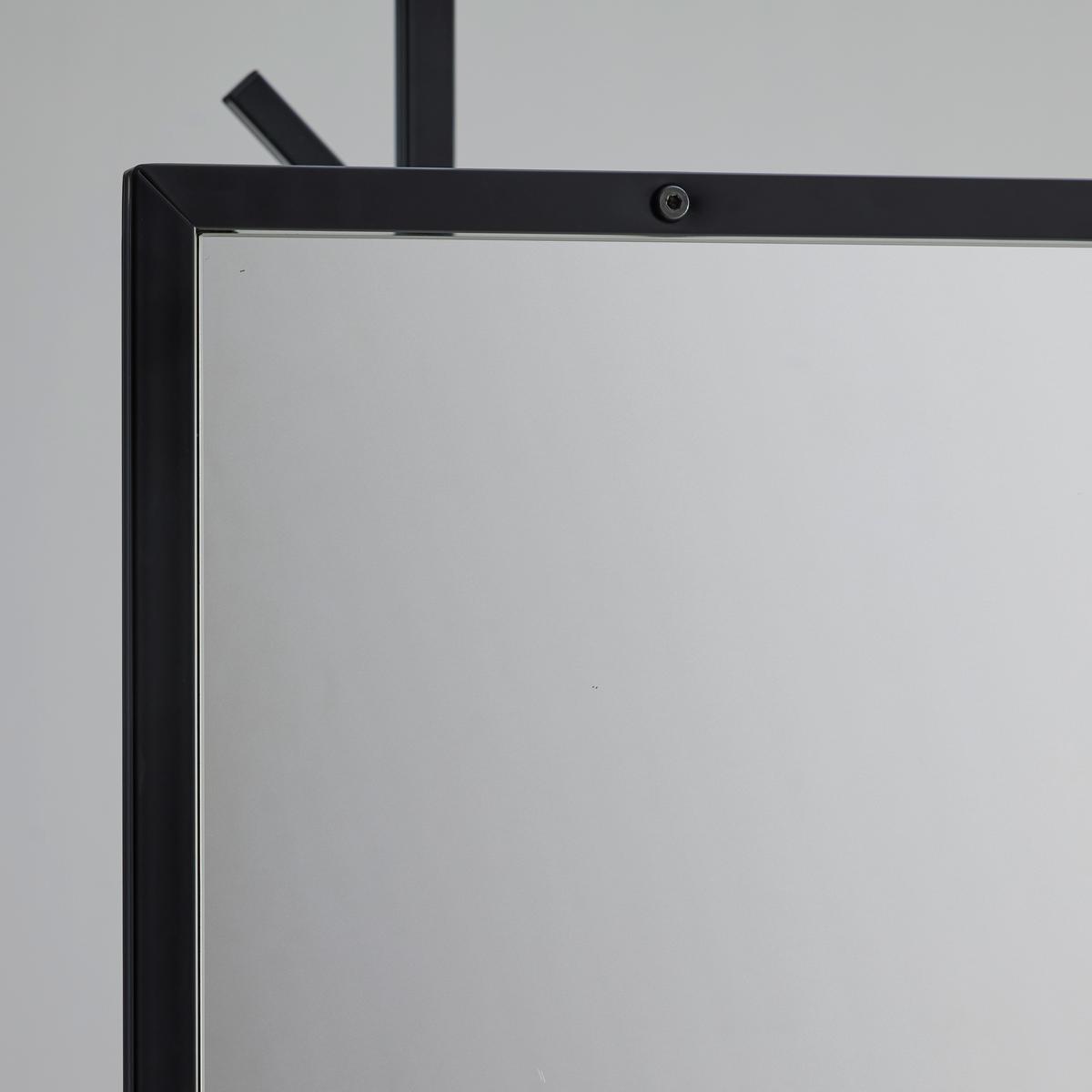 STOJAN DO ŠATNY IMOLA -EXKLUSIV- - černá, Moderní, kov/sklo (40/182/40cm) - Mömax