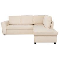 Ecksofa mit Schlaffunktion Toullouse perlmutt, 224x206cm - Perlmutt/Schwarz, Trend, Holz/Holzwerkstoff (224/206cm)