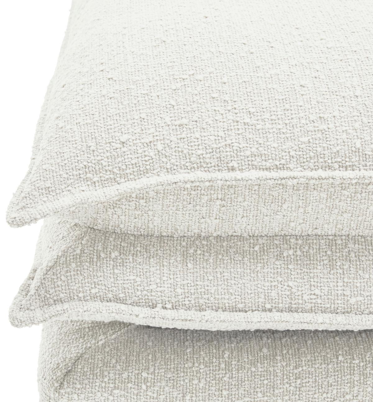 Hocker Aurora - Schwarz/Weiß, Trend, Textil (90/46/105cm) - Livetastic