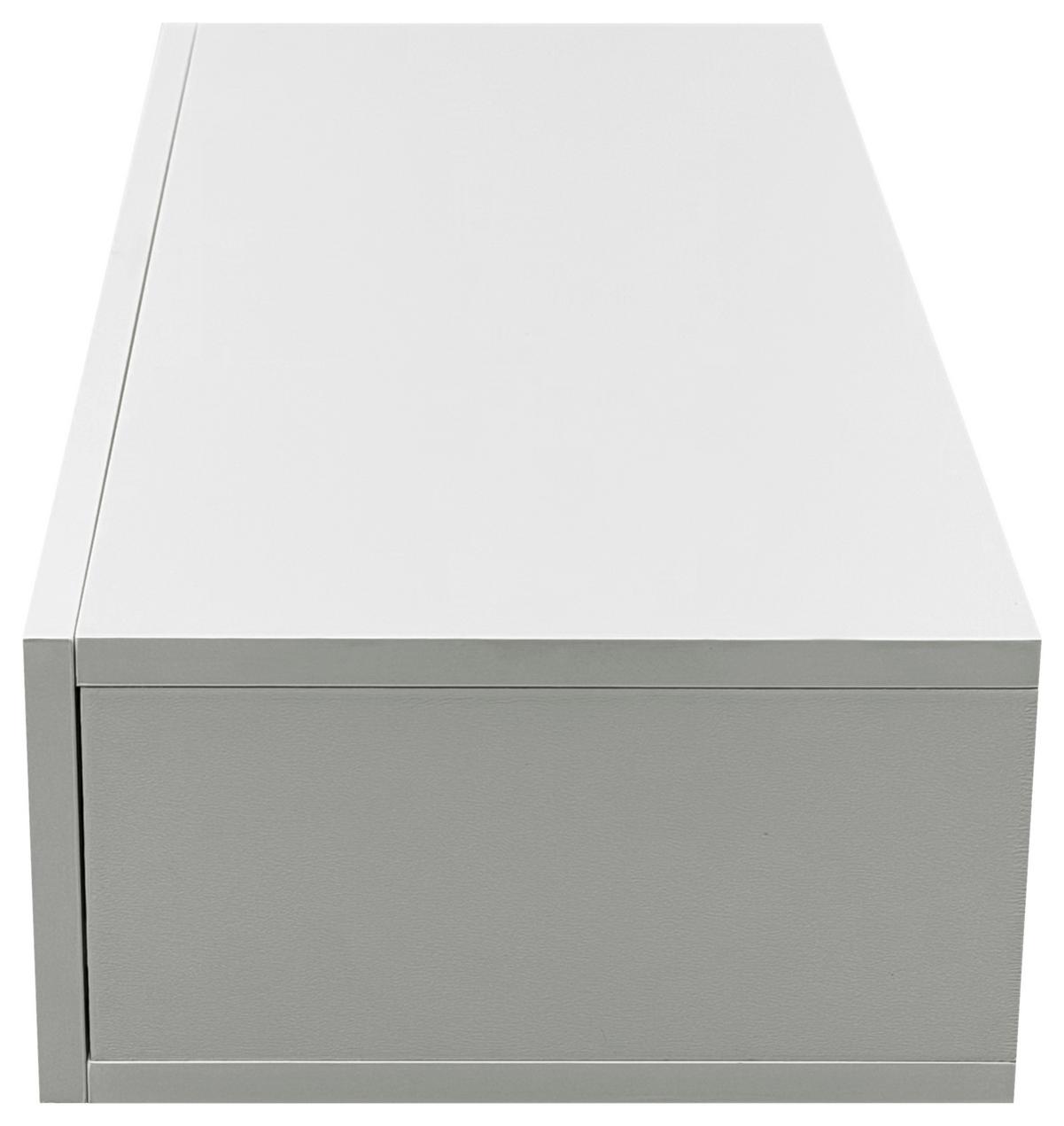 NÁSTENNÁ KONZOLA NOAH -TREND- - biela, Modern, kompozitné drevo (60cm) - Mömax