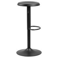 Barová stolička FINCH Š: 40 CM čierna - čierna, Basics, kov (40/82/40cm)