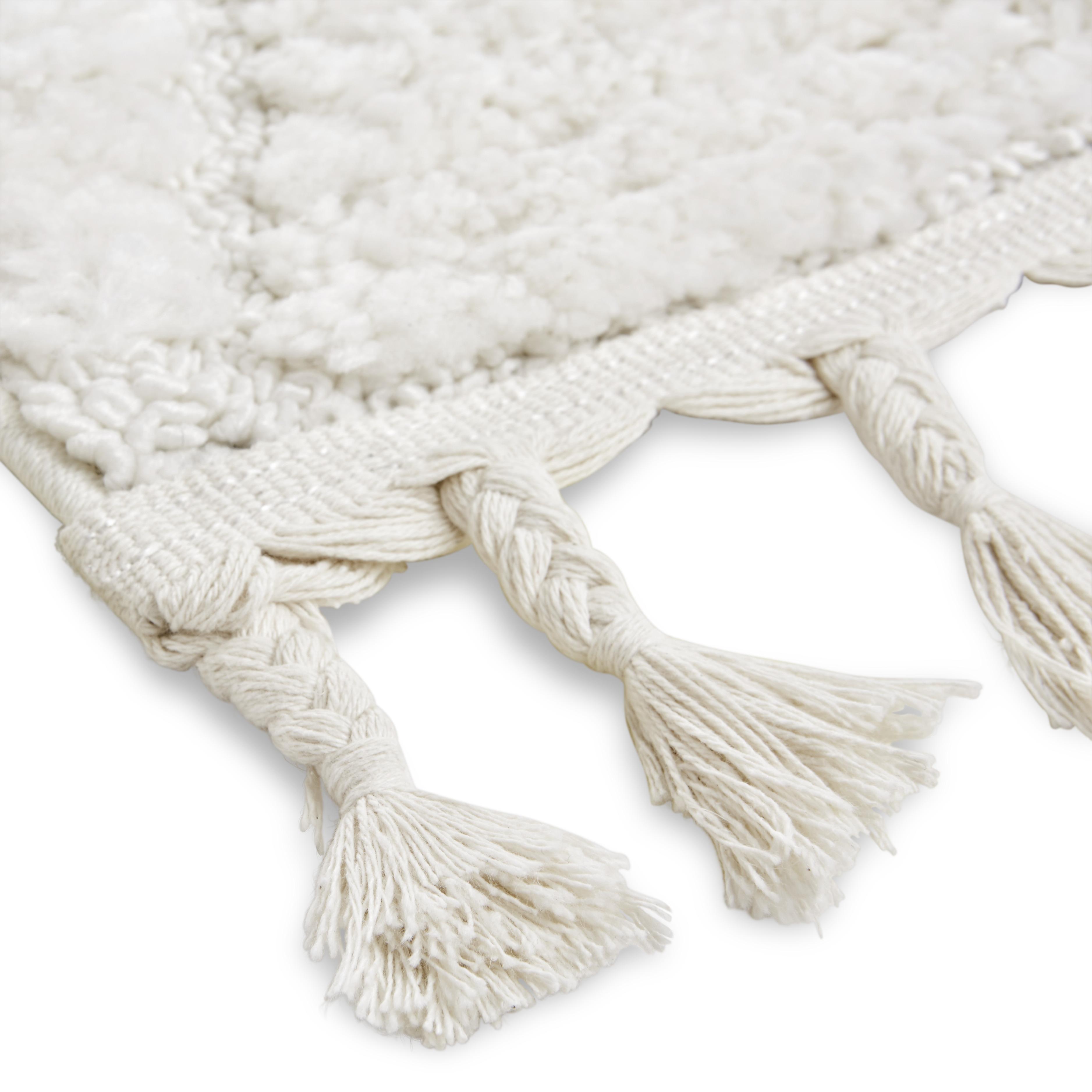 Tkaný Koberec Selma 1, 80/150cm - bílá, Basics, textil (80/150cm) - Modern Living