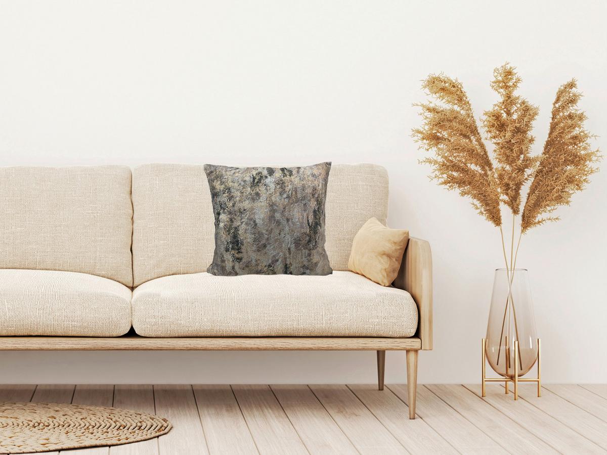 Zierkissen Belina - Beige/Goldfarben, ROMANTIK / LANDHAUS, Textil (43/43cm) - James Wood