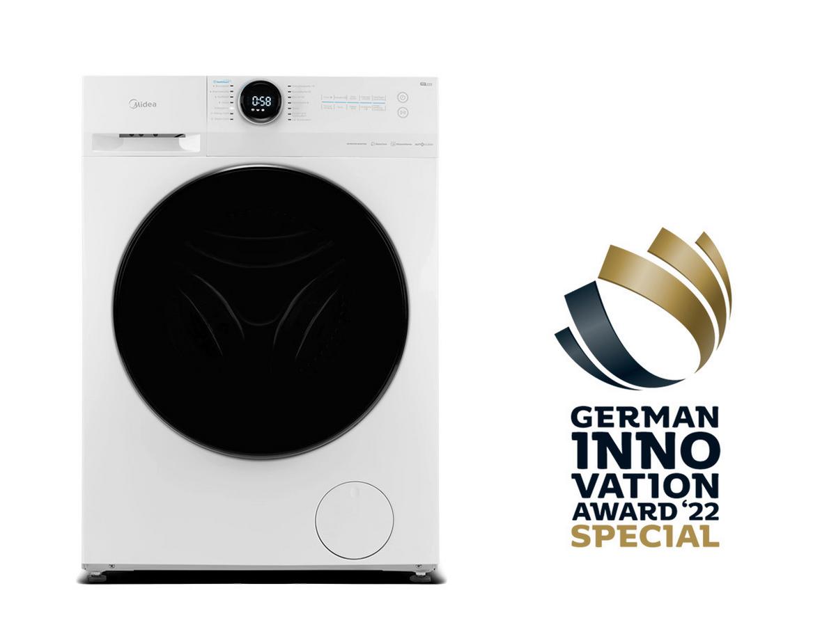 Waschmaschine Mf200w100wb-14a Weiss - Weiß, Basics, Kunststoff (59,5/85/56,5cm) - Midea