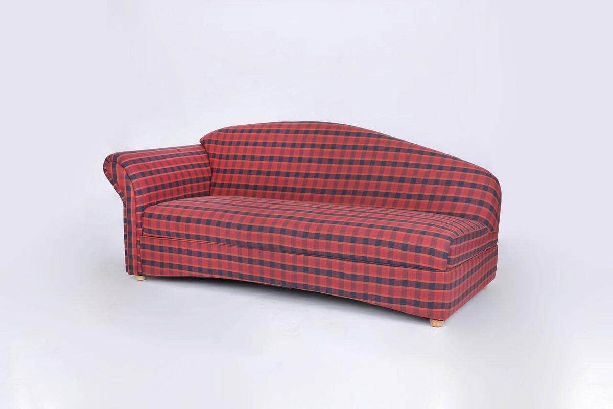 3-Sitzer Loretta mit linker Armlehne,  ca.193x83x85 cm - Bordeaux, Basics, Holz/Textil (193cm)