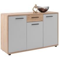 Komód Fontana Plus 132/87cm - kasmírszínű/Artisan tölgy, Modern, faalapú anyag (132/87/40cm)