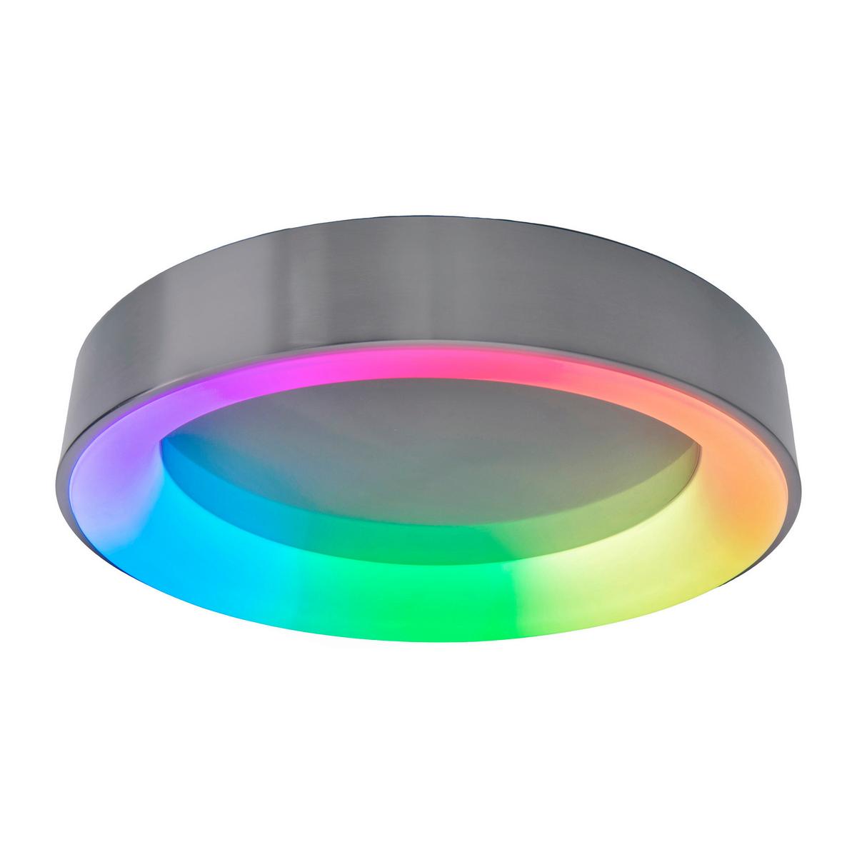 LED-Deckenleuchte Multo - Grau, Basics, Kunststoff/Metall (46,5cm) - Näve