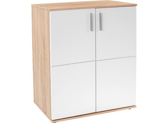 Kommode Ina 01 - Weiß/Sonoma Eiche, MODERN, Holzwerkstoff (88,2/95,1/38,6cm) Kommode Ina 01 - Weiß/Sonoma Eiche, MODERN, Holzwerkstoff (88,2/95,1/38,6cm)