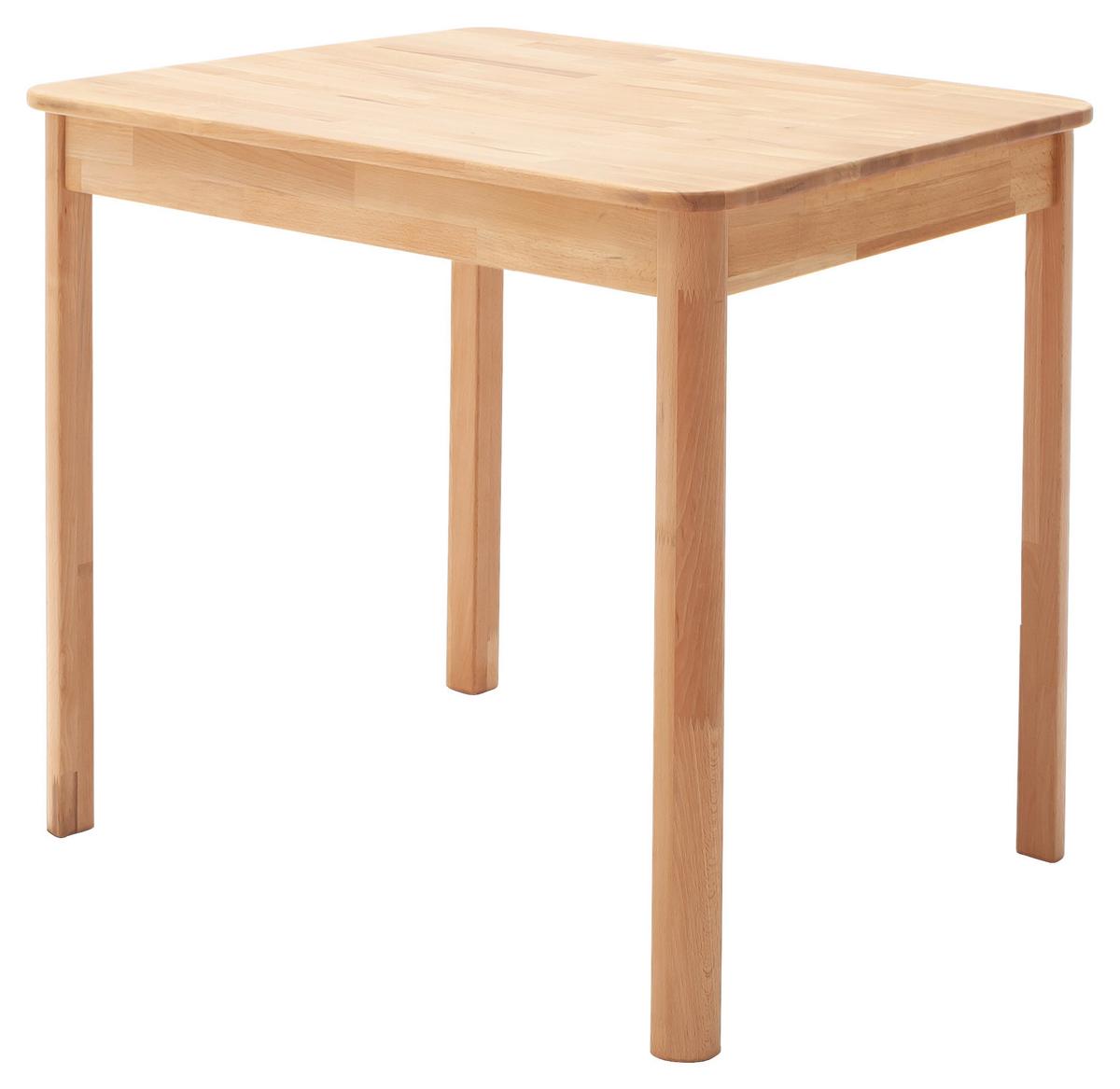 Esstisch Oskar - Kernbuche, KONVENTIONELL, Holz (60/80/76cm) - MID.YOU
