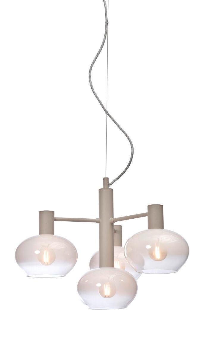 Hängeleuchte Bologna/h4/w - Weiß, Trend, Glas (43/34cm) - It's about Romi