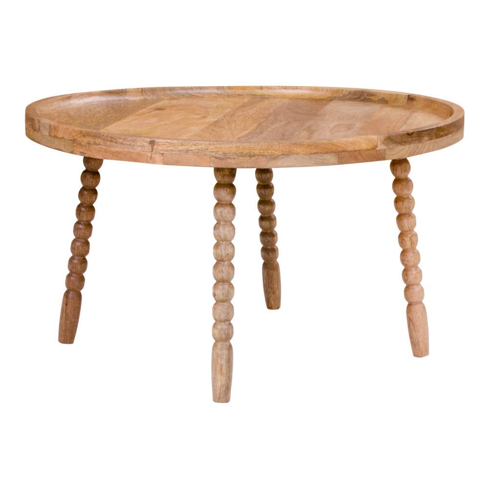 Couchtisch Jammu Hellbraun B: 60cm - Hellbraun/Naturfarben, Design, Holz (60/60/35cm) - MID.YOU