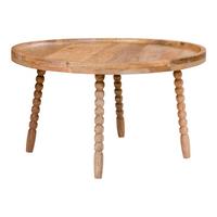 Couchtisch Jammu Hellbraun B: 60cm - Hellbraun/Naturfarben, Design, Holz (60/60/35cm) - MID.YOU