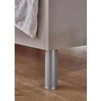 Sada nôh LEVEL BEDS 4 ks, hliníková farba - hliníková, Modern, kov