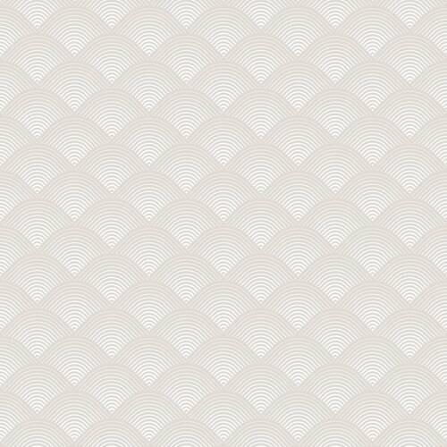 Vliestapete Rodeo, Taupe/Weiss - Taupe/Weiß, Basics, Papier/Kunststoff (52/1000cm)